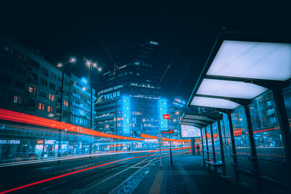 An Orange Ribbon on Macedonia Boulevard - LIMITED EDITION PHOTOGRAPH