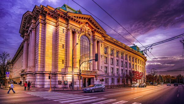 Golden Dusk at Sofia University - LIMITED EDITION PHOTO